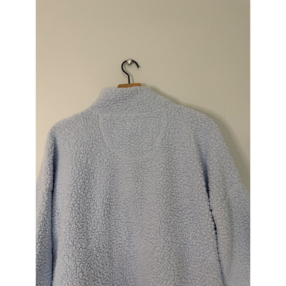 Aerie - Cloud Fleece Sherpa Quarter Snao Pullover Sweatshirt Size Medium - Picture 4 of 8